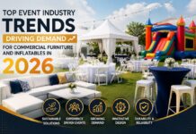 Top Event Industry Trends Driving Demand for Commercial Furniture and Inflatables in 2026
