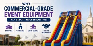 Why Commercial-Grade Event Equipment Is a Smart Investment for Schools, Churches, Event Venues, and Rental Businesses