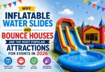 Why Inflatable Water Slides and Bounce Houses Are the Most Popular Attractions for Events in 2026