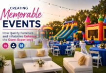 Creating Memorable Events: How Quality Furniture and Inflatables Enhance the Guest Experience
